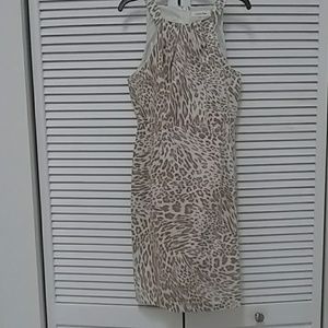Ladies animal print sleeveless Calvin Klein dress